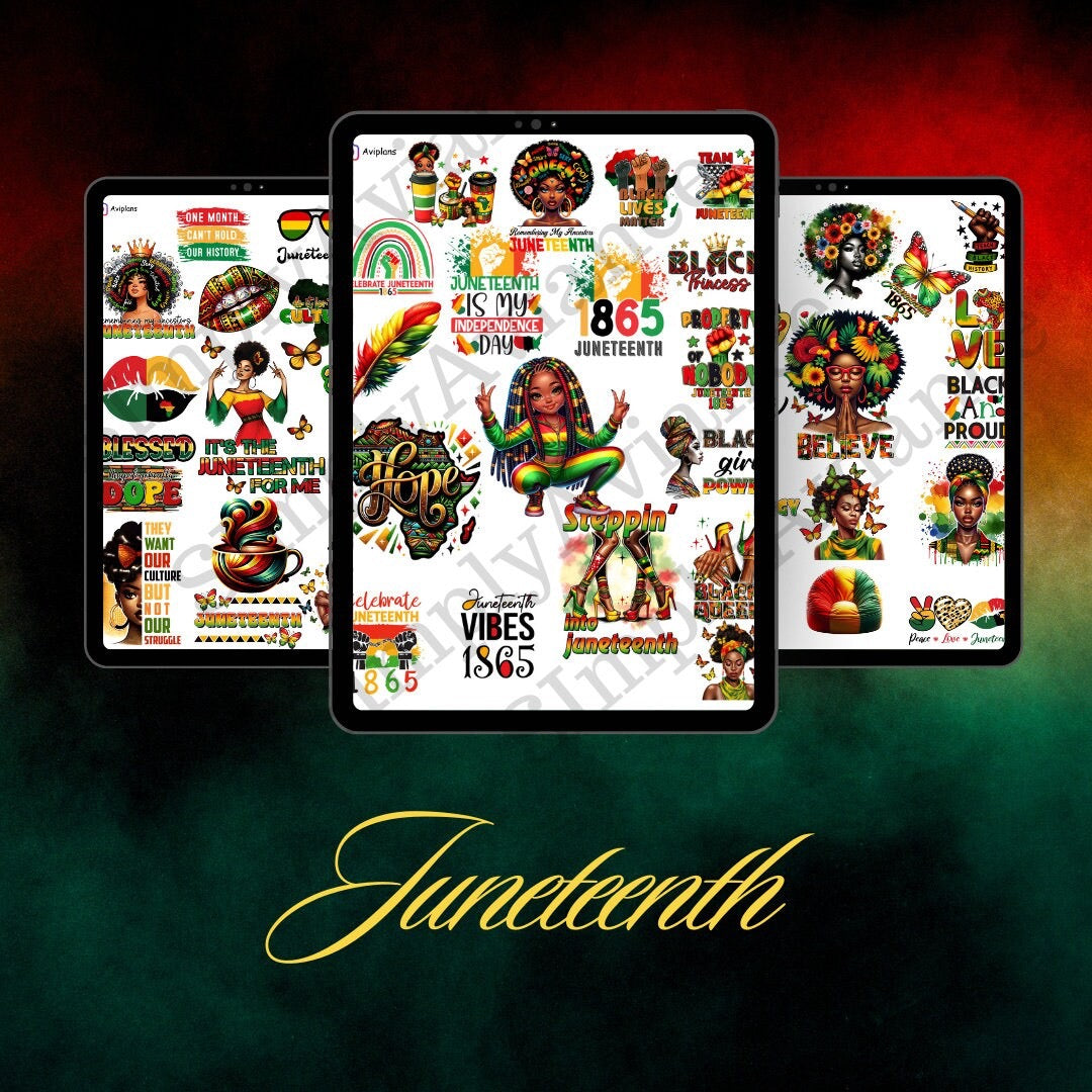 Juneteeth DIgital Stickers