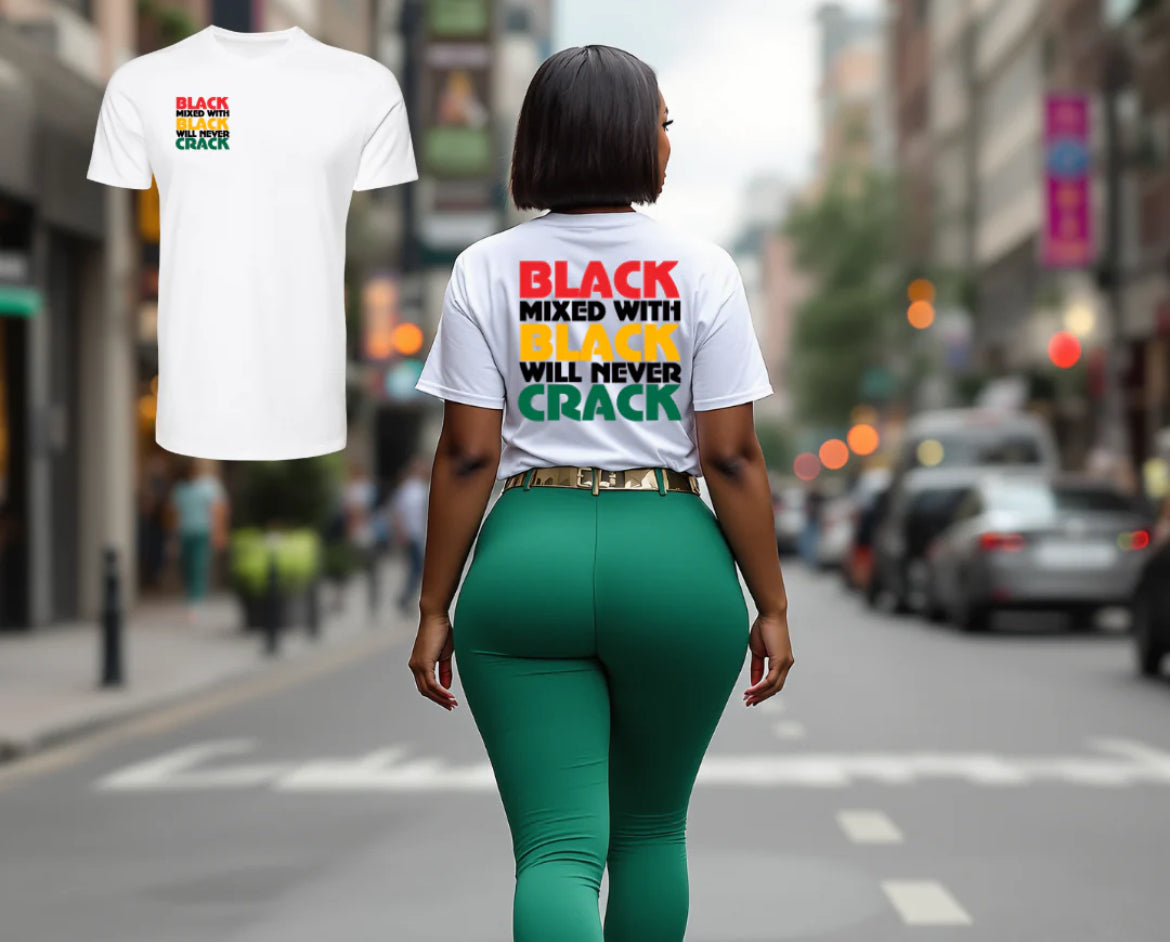 Black Mixed with Black Never crack