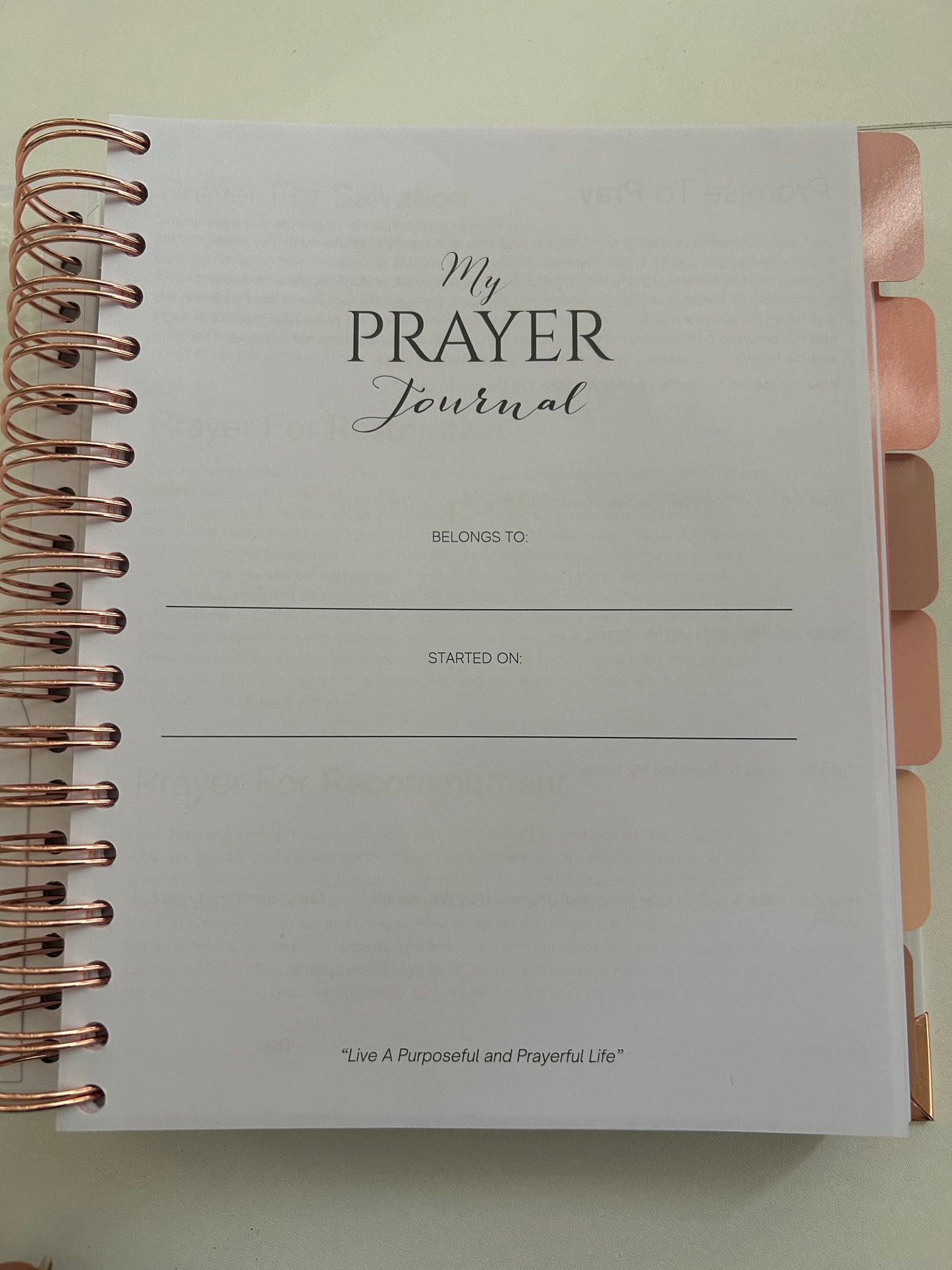 Prayer Journal