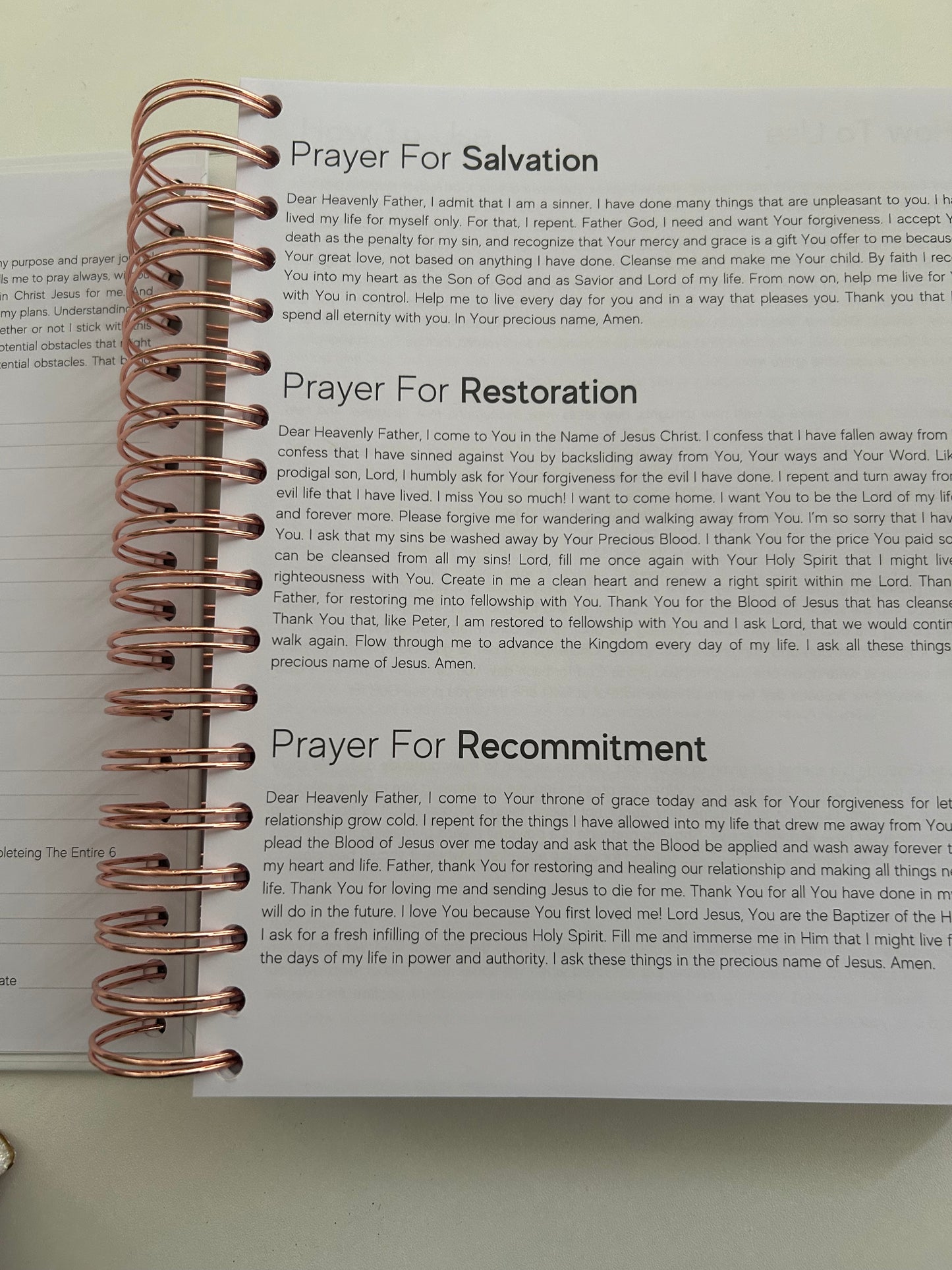 Prayer Journal