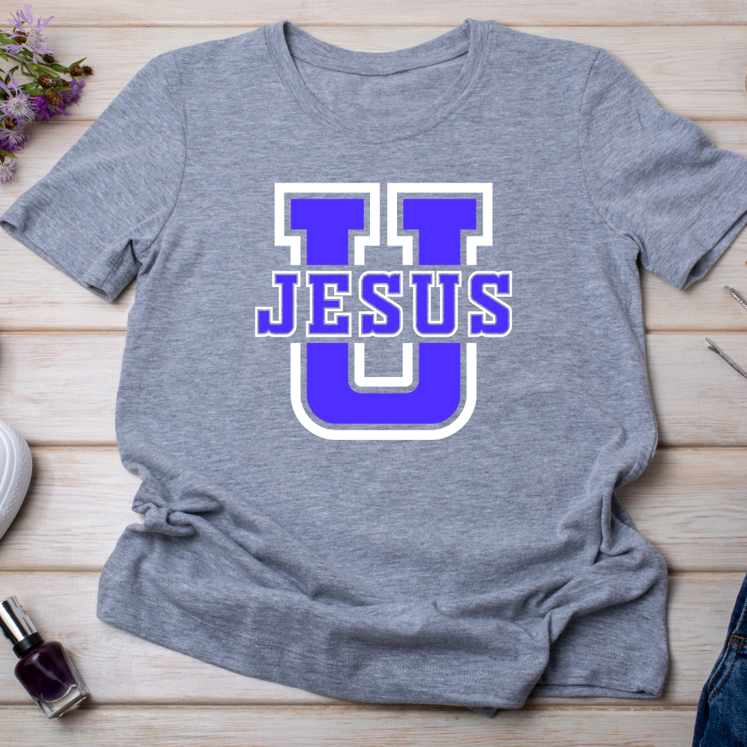 Jesus U - blue/white