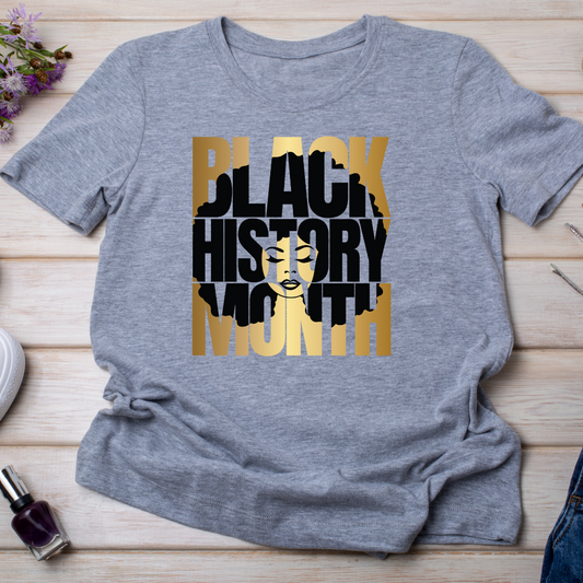 Black History-black/gold