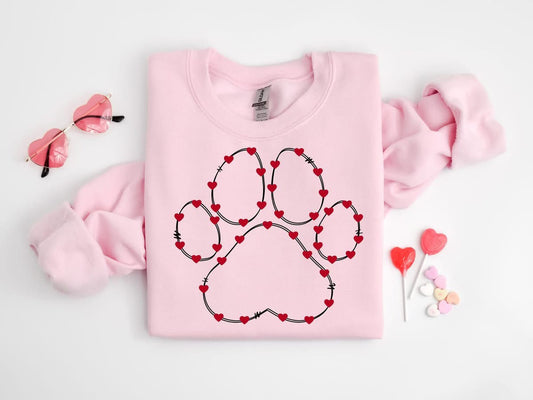 Paw Heart Sweater