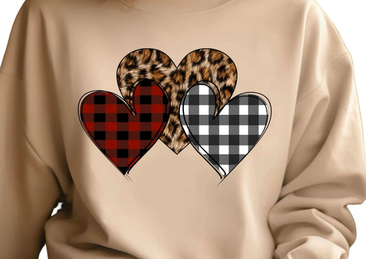 3 hearts