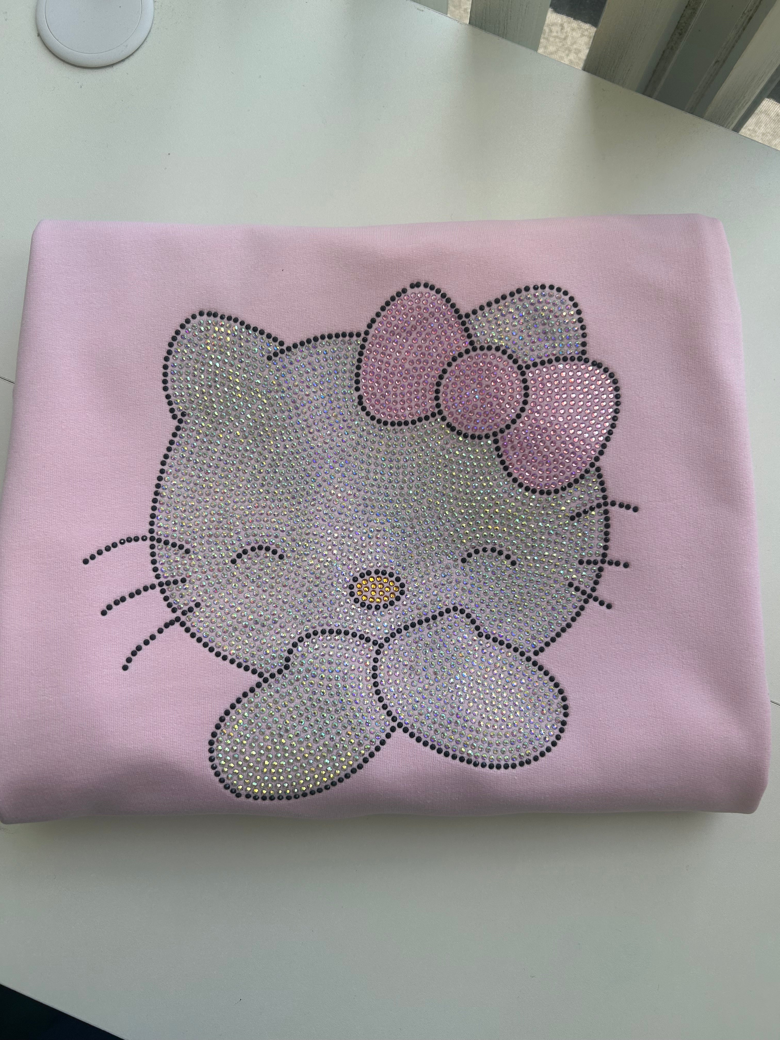 Cute Kitty (bling) Sweatshirt