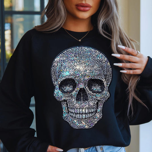Faux Bling Skull