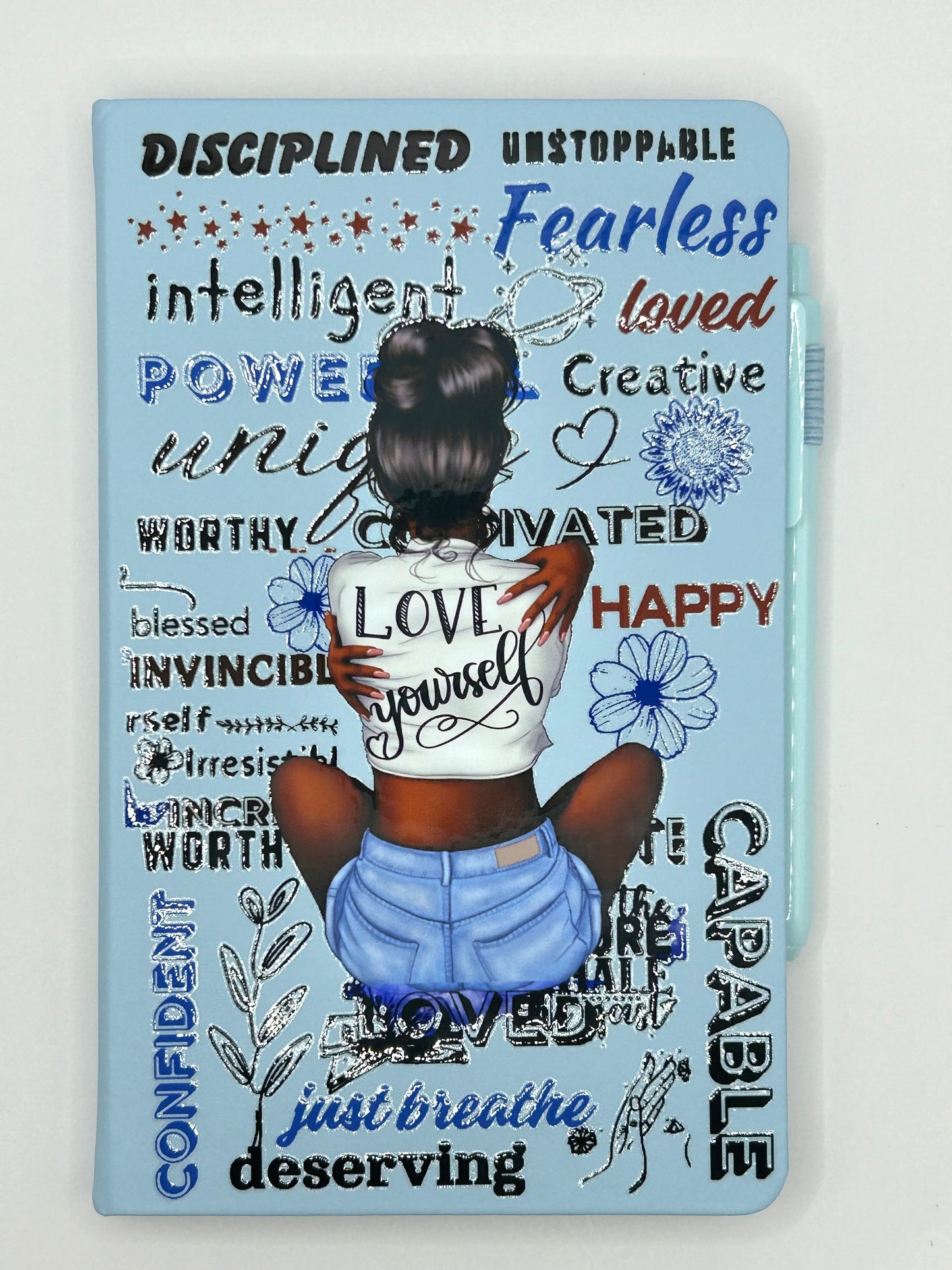 Blue Love Yourself Journal