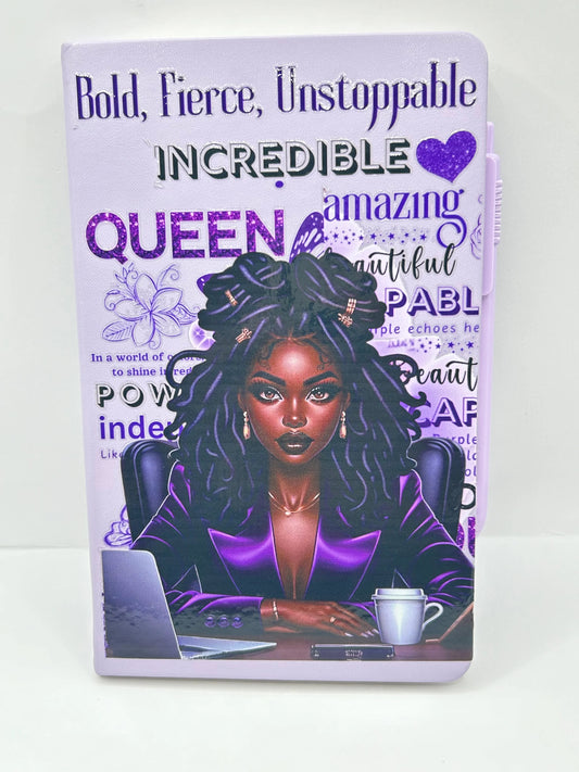 Purple Queen Affirmation Journal