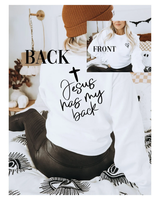 Jesus has my back- hoodie